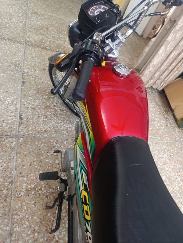 honda cd70 2022 10 month 2023 Islamabad number 5