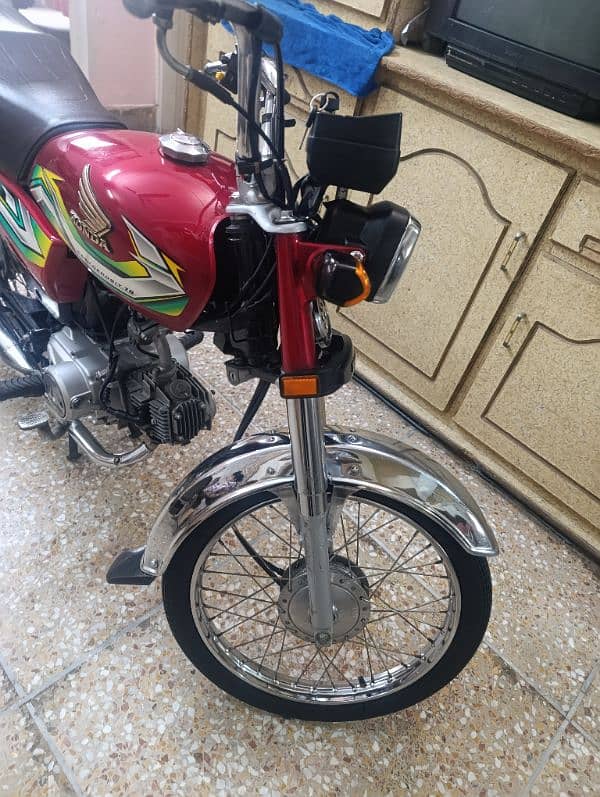 honda cd70 2022 10 month 2023 Islamabad number 9