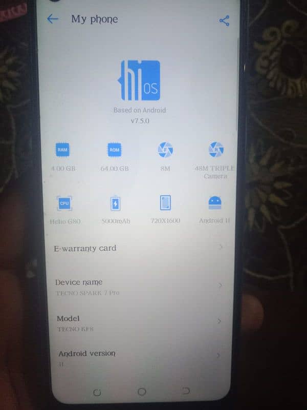 tecno spark 7 pro 4gb 64gb 1