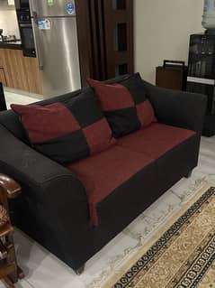 2 seater sofa with cushion