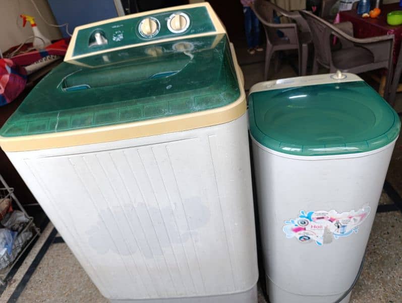 Haier Washing machine & Spinner 0