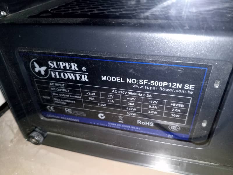 500 watt PSU Super Flower 1