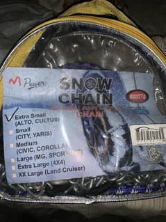 snow chain for tyre size 14'