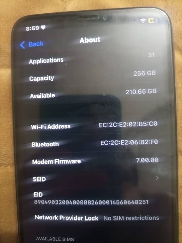 iPhone Xsmax 256gb fu 1