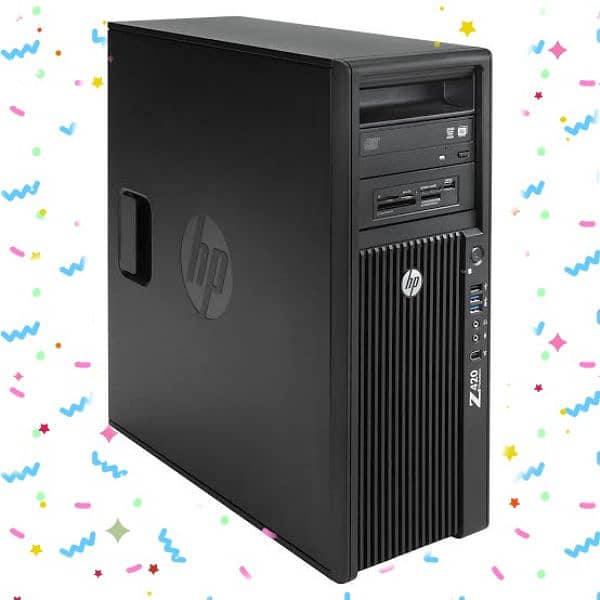 HP Z420 Best for 3D Rendering, Video Editing & Gaming, GTX 750 Ti, 0