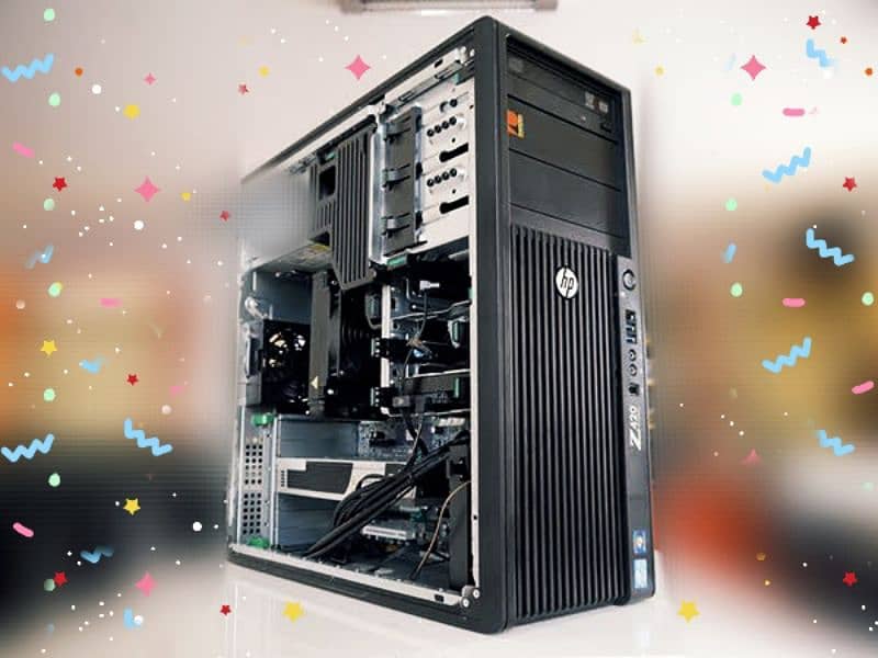 HP Z420 Best for 3D Rendering, Video Editing & Gaming, GTX 750 Ti, 1