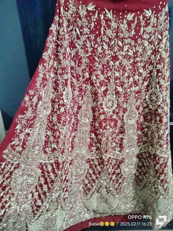 full work Bridal lehenga 1