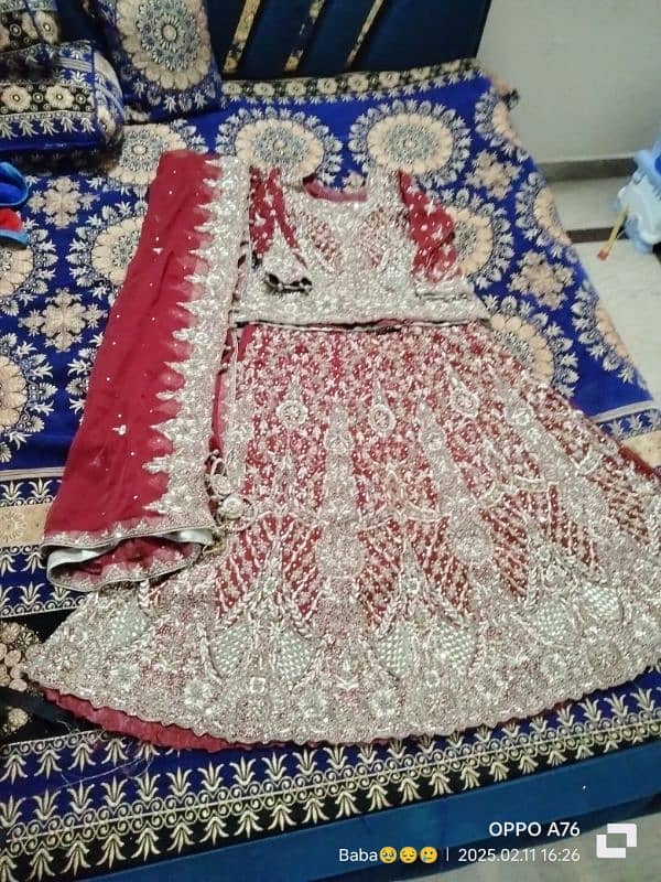 full work Bridal lehenga 2