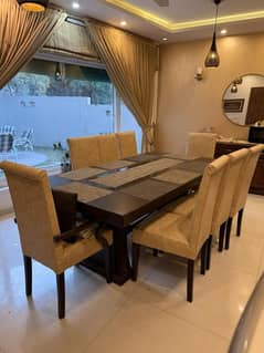 Dining Table Set //8 seater pure sheeshum// Luxury