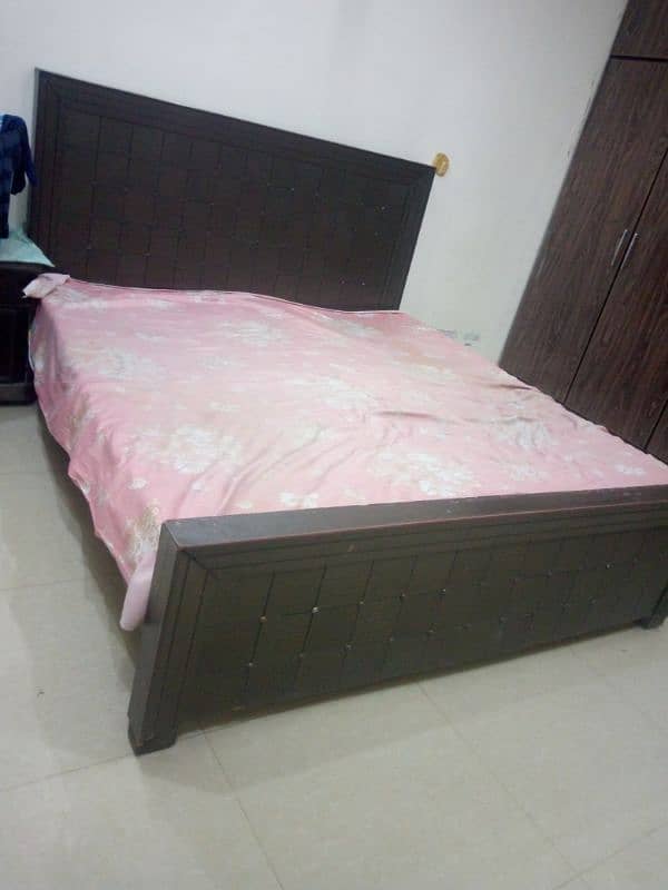 Bed without Mattress Urgent selling only RS 20,000 1