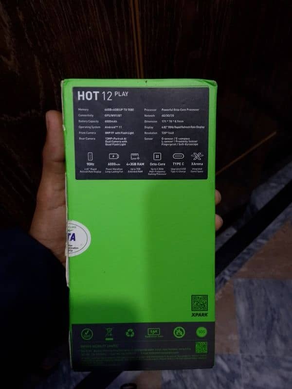 Infinix Hot 12 play 5