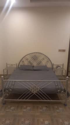 Iron Bed set with 2 seater sofa