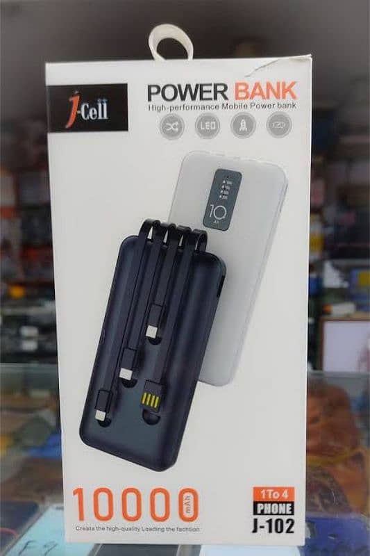 J Cell power bank 10000 mAh_Original J cell power bank 4 in 1 2