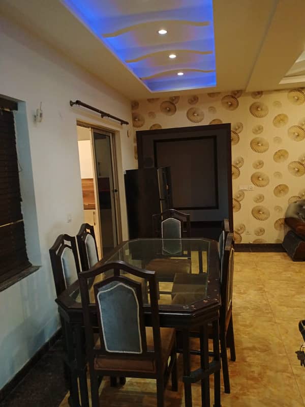 1 canal furnished Beautiful upper portion for Rent in Bahria town 19