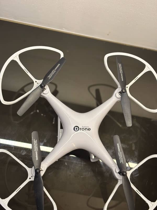 explores drone white with removable camera 0