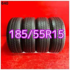 4Tyres Set etc 185/55/R/15 SeiberLing Japan 9/10 condition