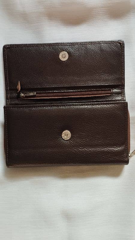 Leather Original Cow clutch and gents wallet 4