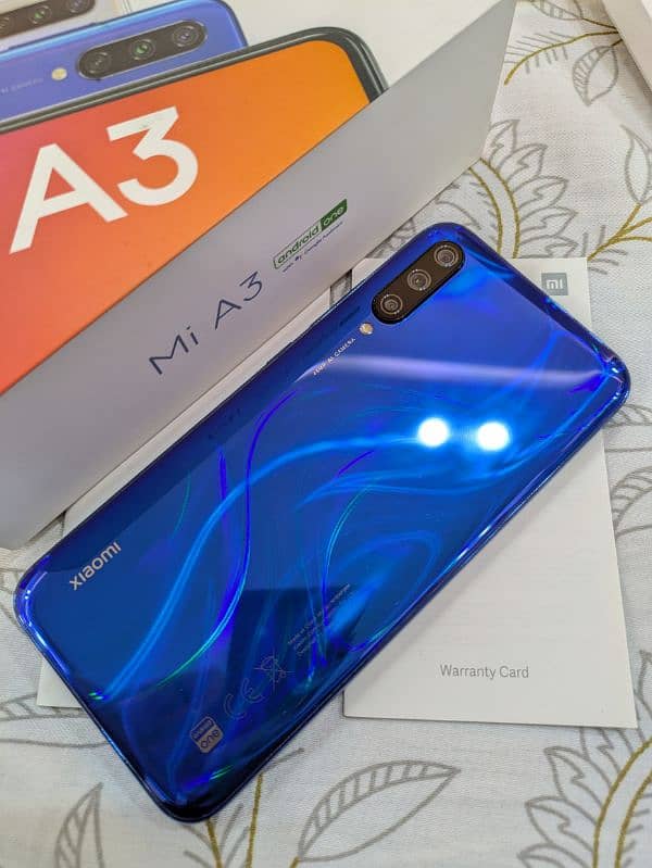 Xiaomi Mi A3 4G 4/128 Blue Official PTA. 0