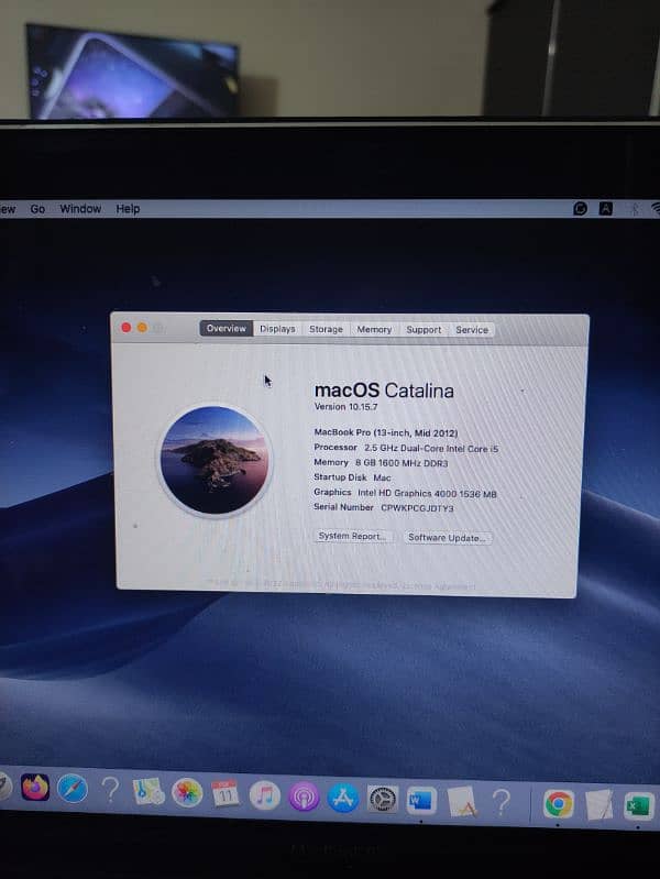 MacBook Pro 2012, 8GB, 256GB 4