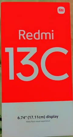 Redmi 13c 6+128 pure Black Colour