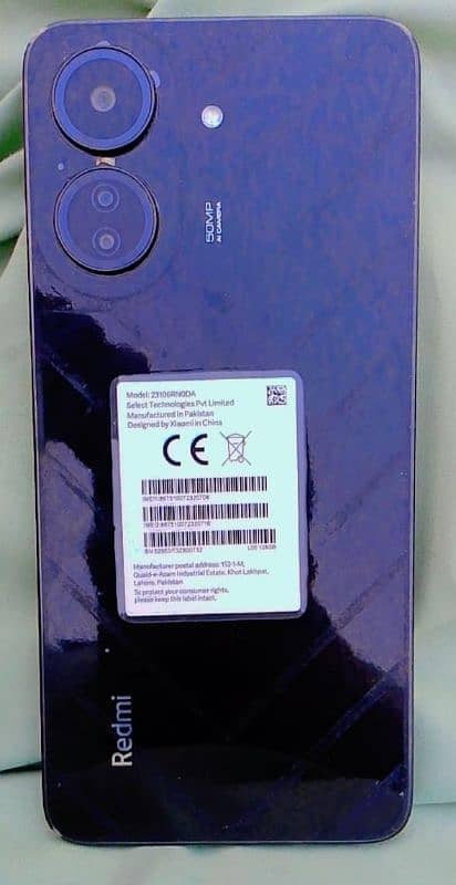 Redmi 13c 6+128 pure Black Colour 2