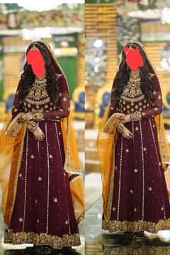 hand made baraat dress