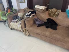 7 seater used sofa