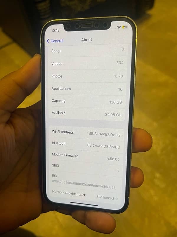 iPhone 12 pro 128gb jv Only phone 4