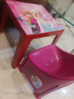 one chair one table (kids chair table