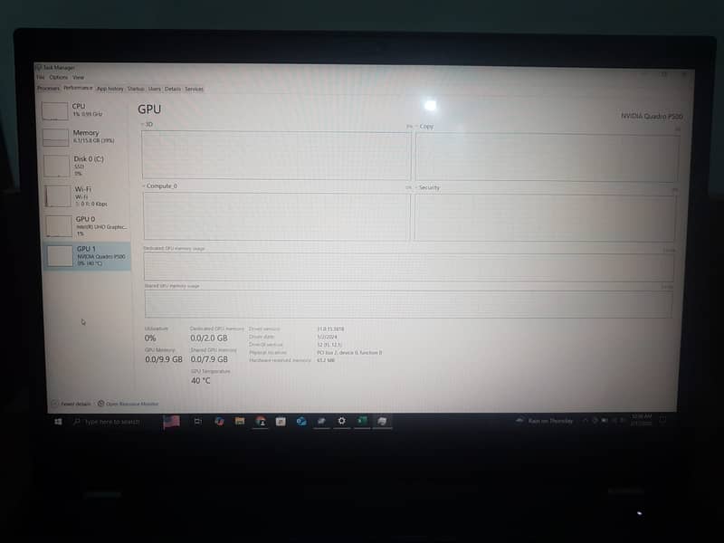 Lenovo ThinkPad T580, Core i7 8th Gen, 512 GB SSD, 16 GB RAM 8