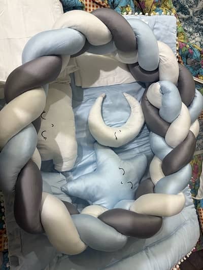 baby cot bumper braid set for sale