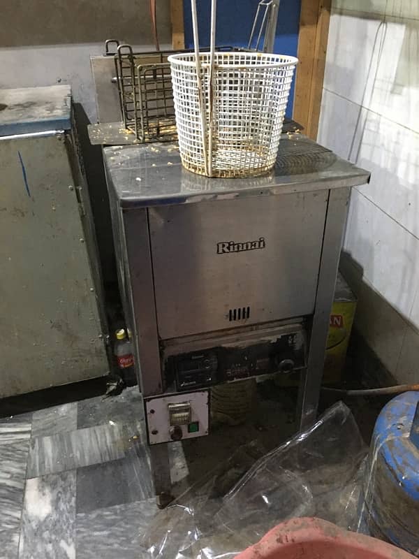 shawarma counter fryer breding table 1