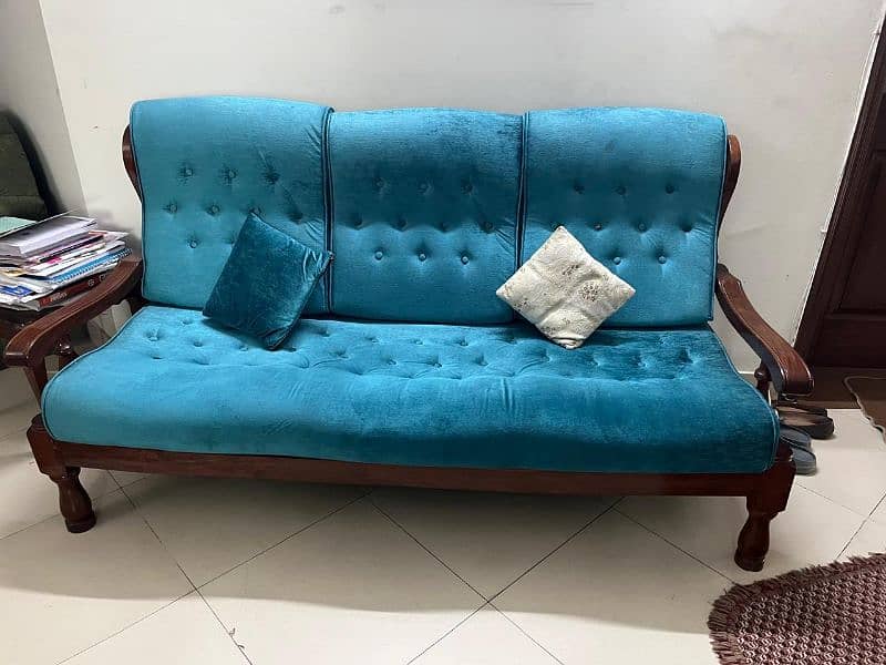 5 seater pure wood made sofa. Askari-X. 2