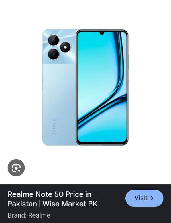 releme note 50 4gb 64gb new hai full box Sath hai 1