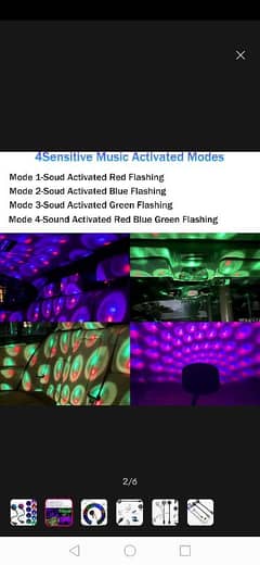 usb  rgb light for car roof home decor ,Christmas etc