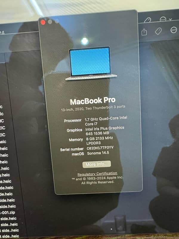 macbook pro 2020 7