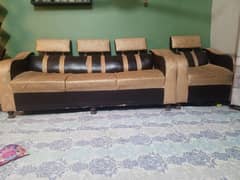 7 sitter sofa set with table