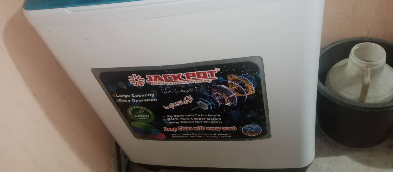 Jackpot Model JP5200 washing machine 10kg (4 month warranty baqi h ) 1