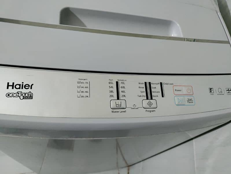 Haier New Automatic 9 KG Washing and Spin Machine. 0