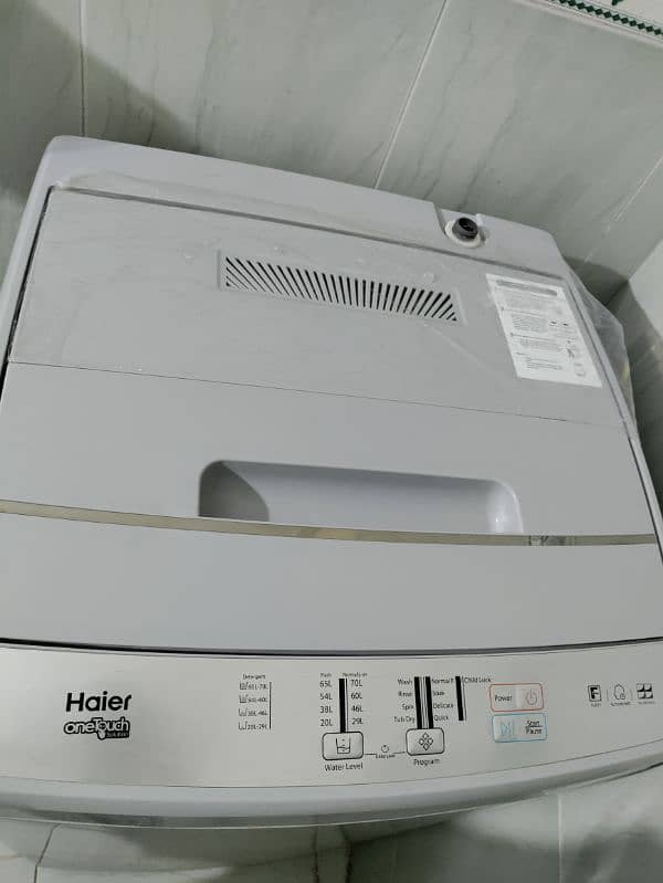 Haier New Automatic 9 KG Washing and Spin Machine. 3