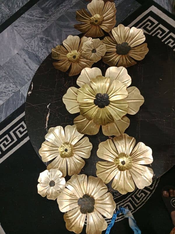 Wall hanging Metal flowers 7