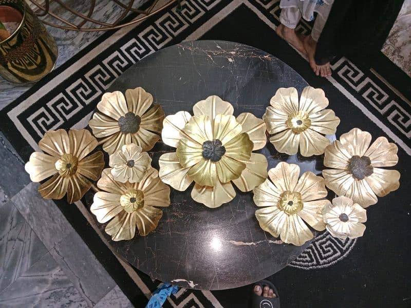 Wall hanging Metal flowers 8