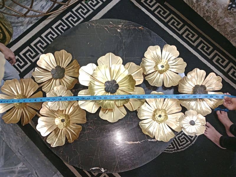 Wall hanging Metal flowers 9