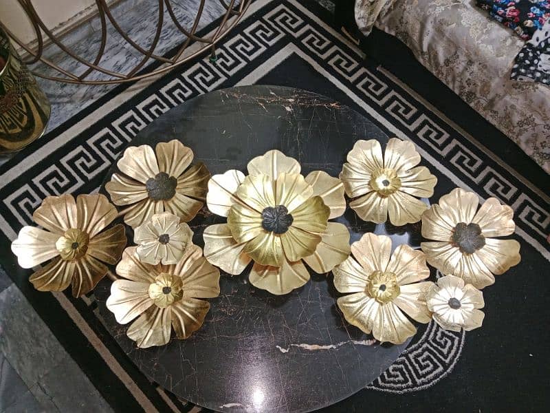 Wall hanging Metal flowers 11