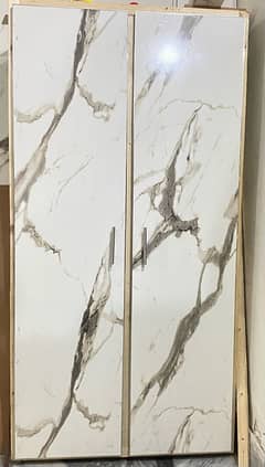 White marble cupboard