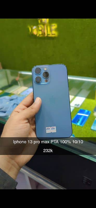 Iphone 13 pro max PTA 0