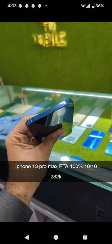 Iphone 13 pro max PTA 1