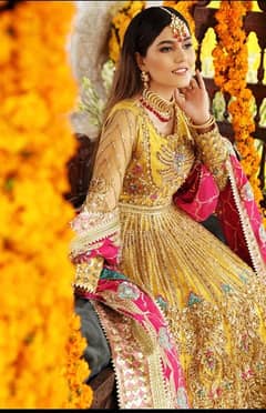 Mehandi Bridal dress