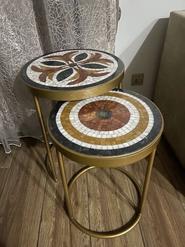 Mosaic Nesting Table 0