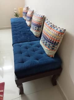 blue sofa set